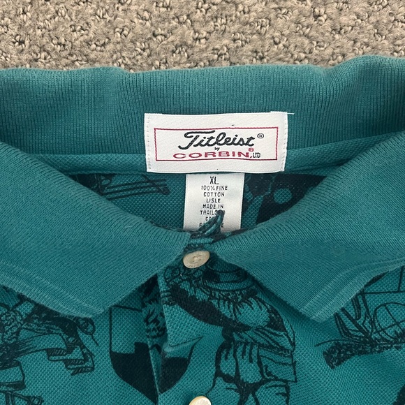 vintage Titleist Green Polo Shirt - Picture 3 of 4